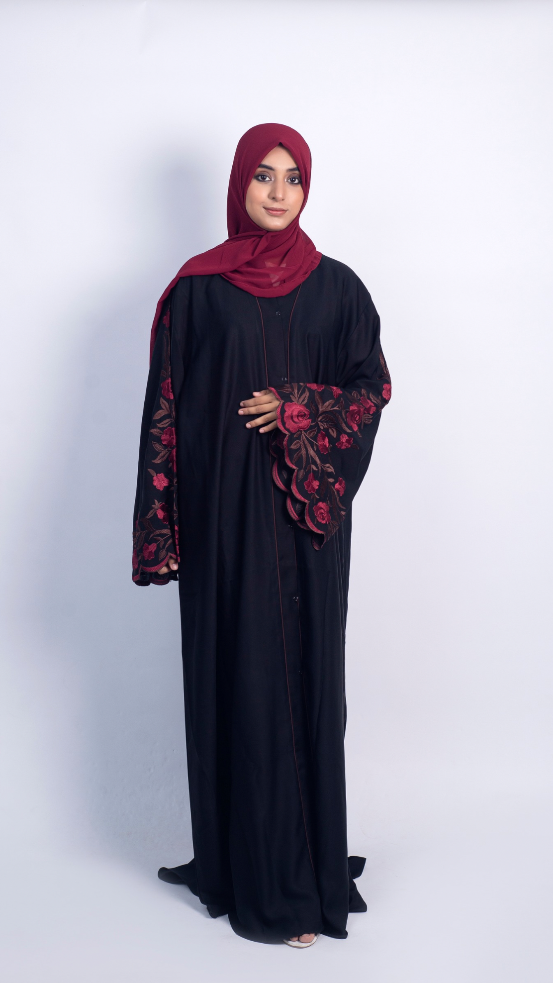 Meadows Abaya Black Series (Chocolate) With Free Delivery