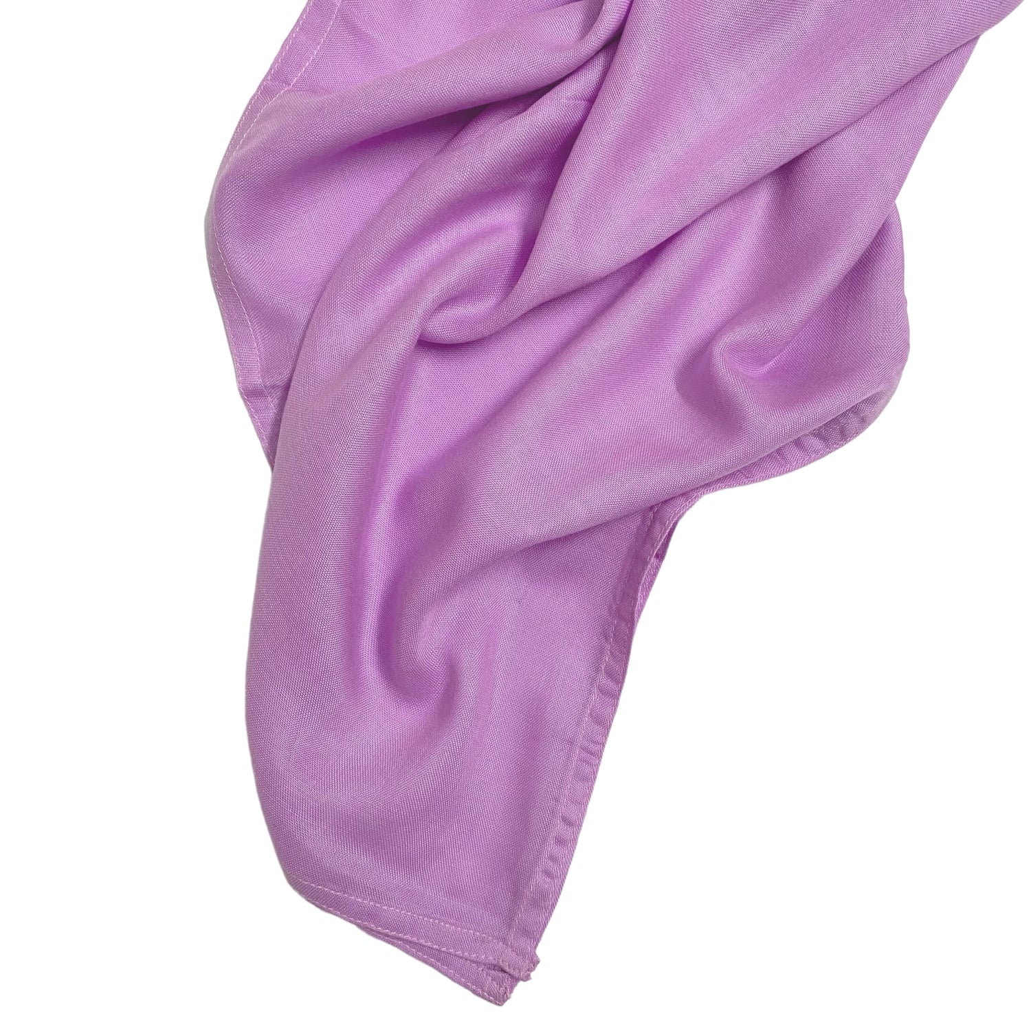 Double Stitched Border Hijab - Violet