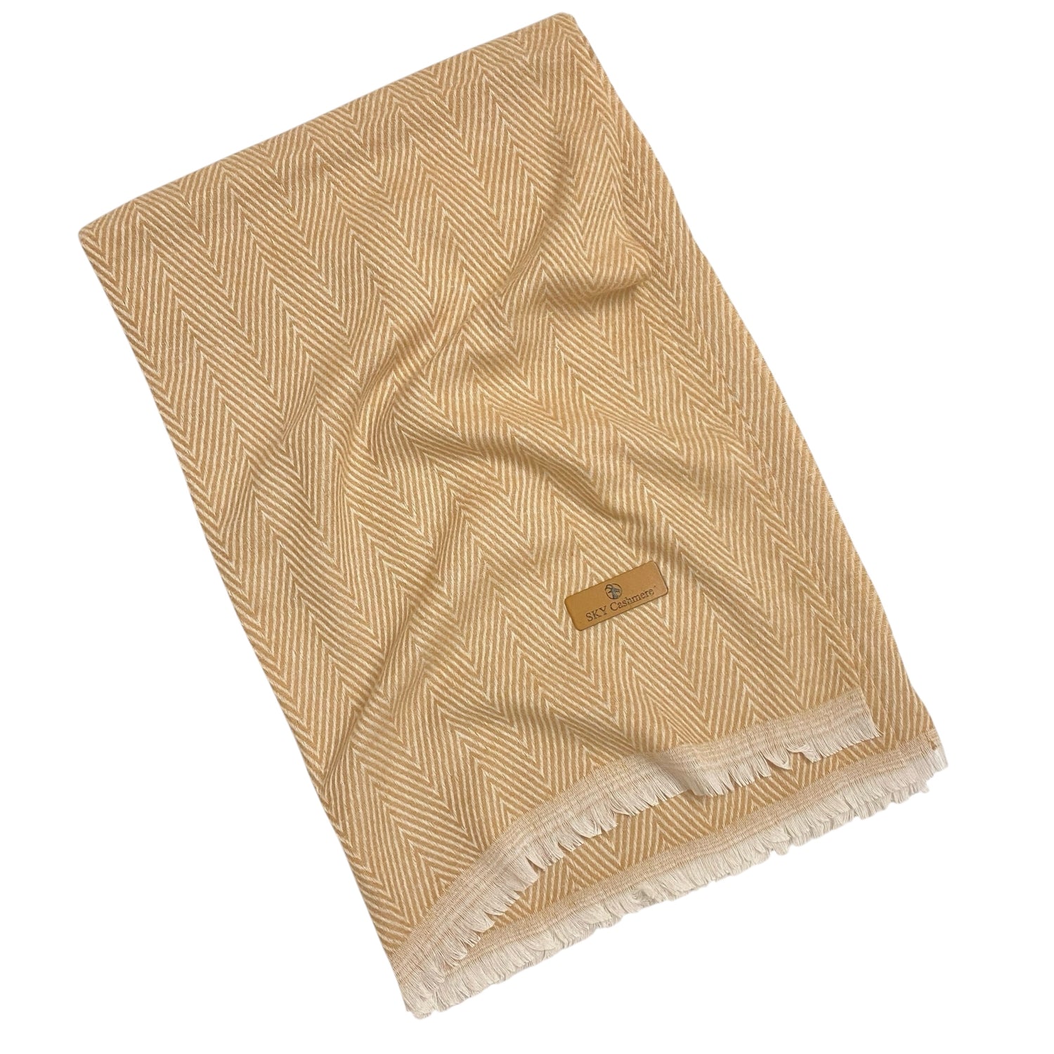 Herringbone Woollen - Beige