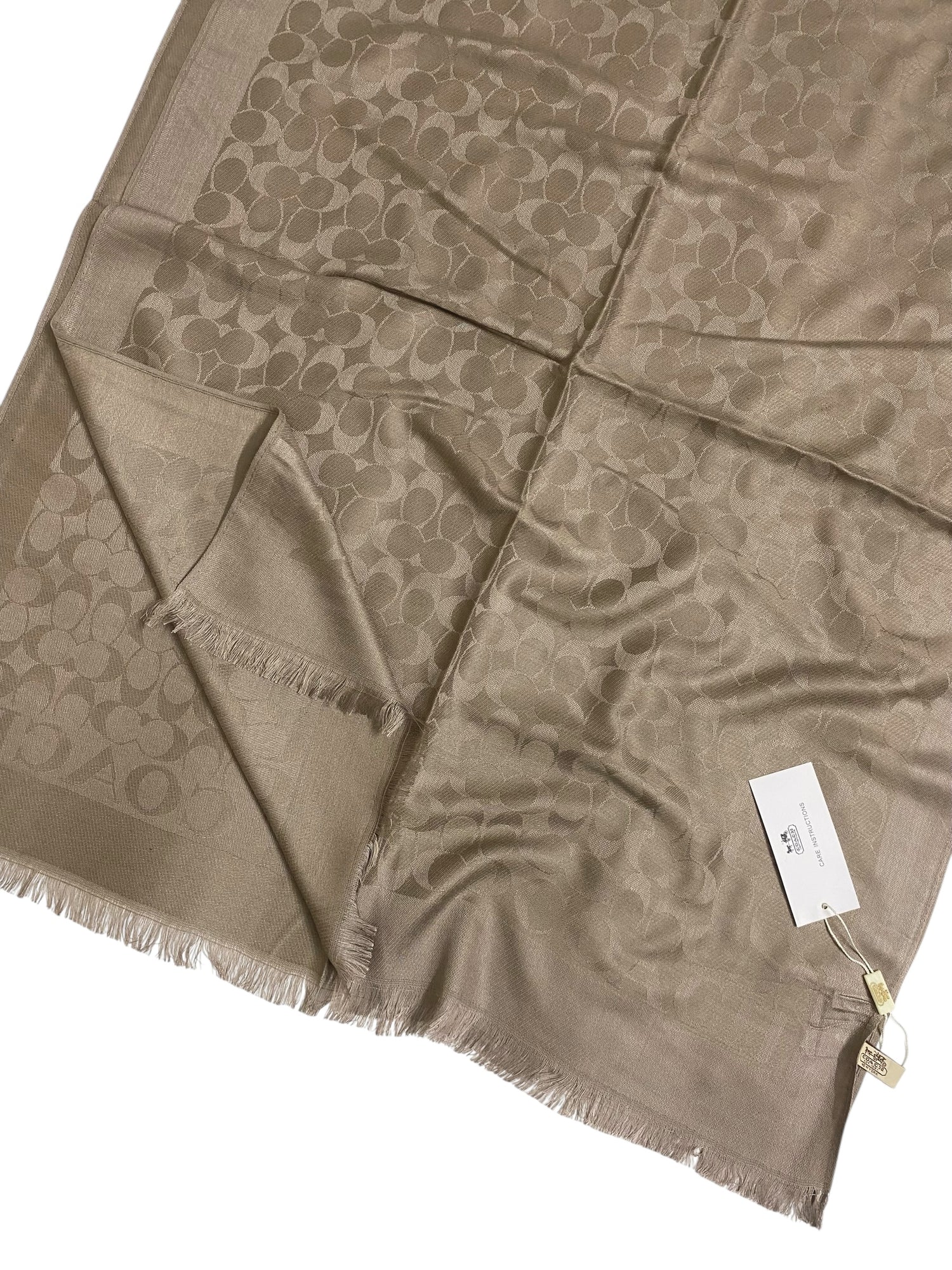 Jacquard Hijab (Branded) - Coffee