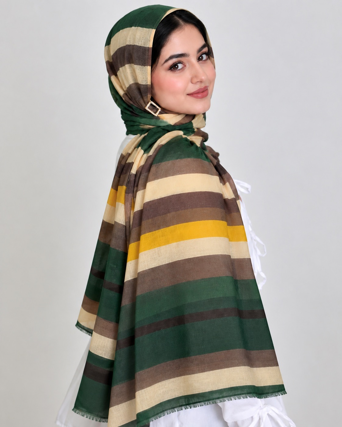 Meridian Printed Lawn Hijab - Sacramento