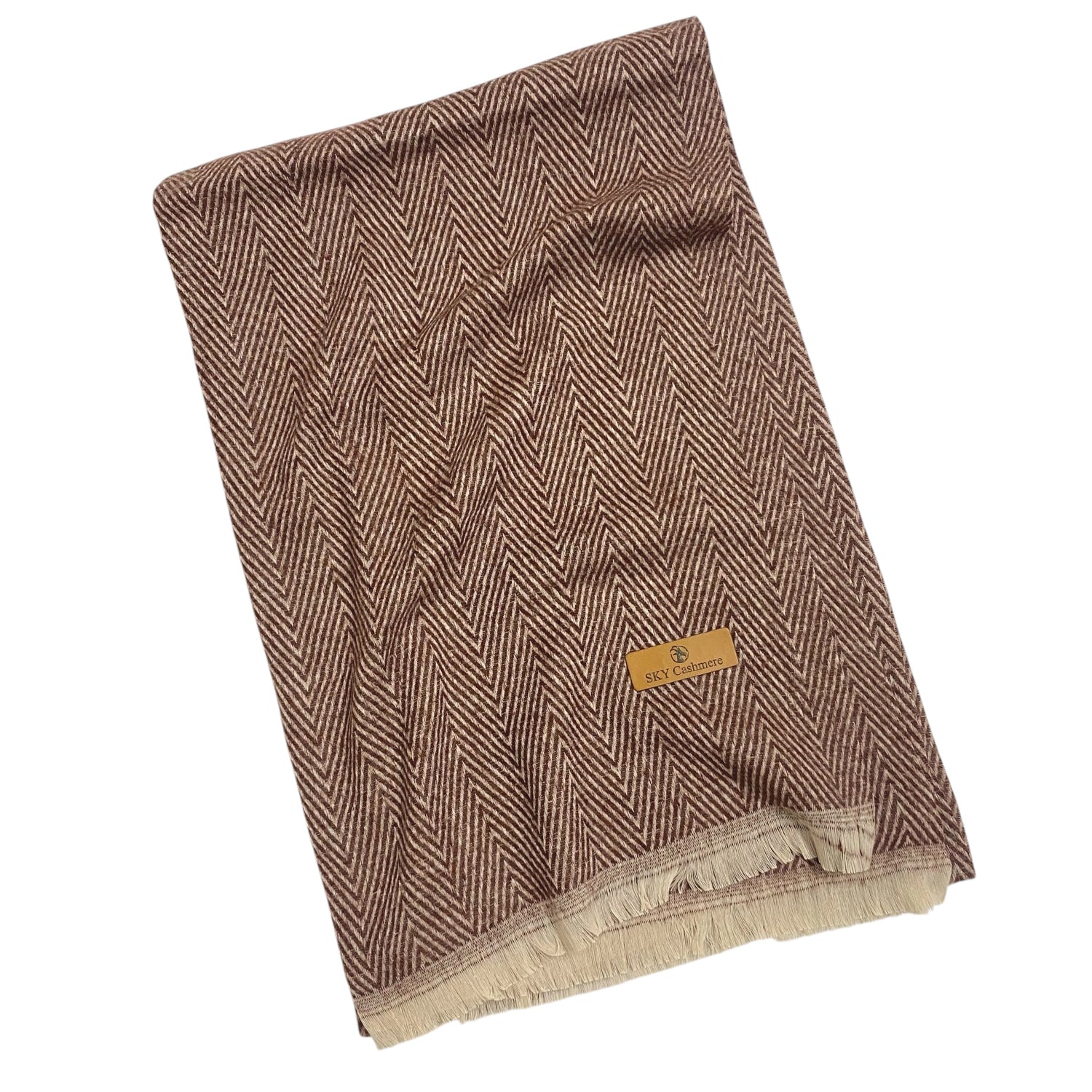 Herringbone Woollen - Chocolate