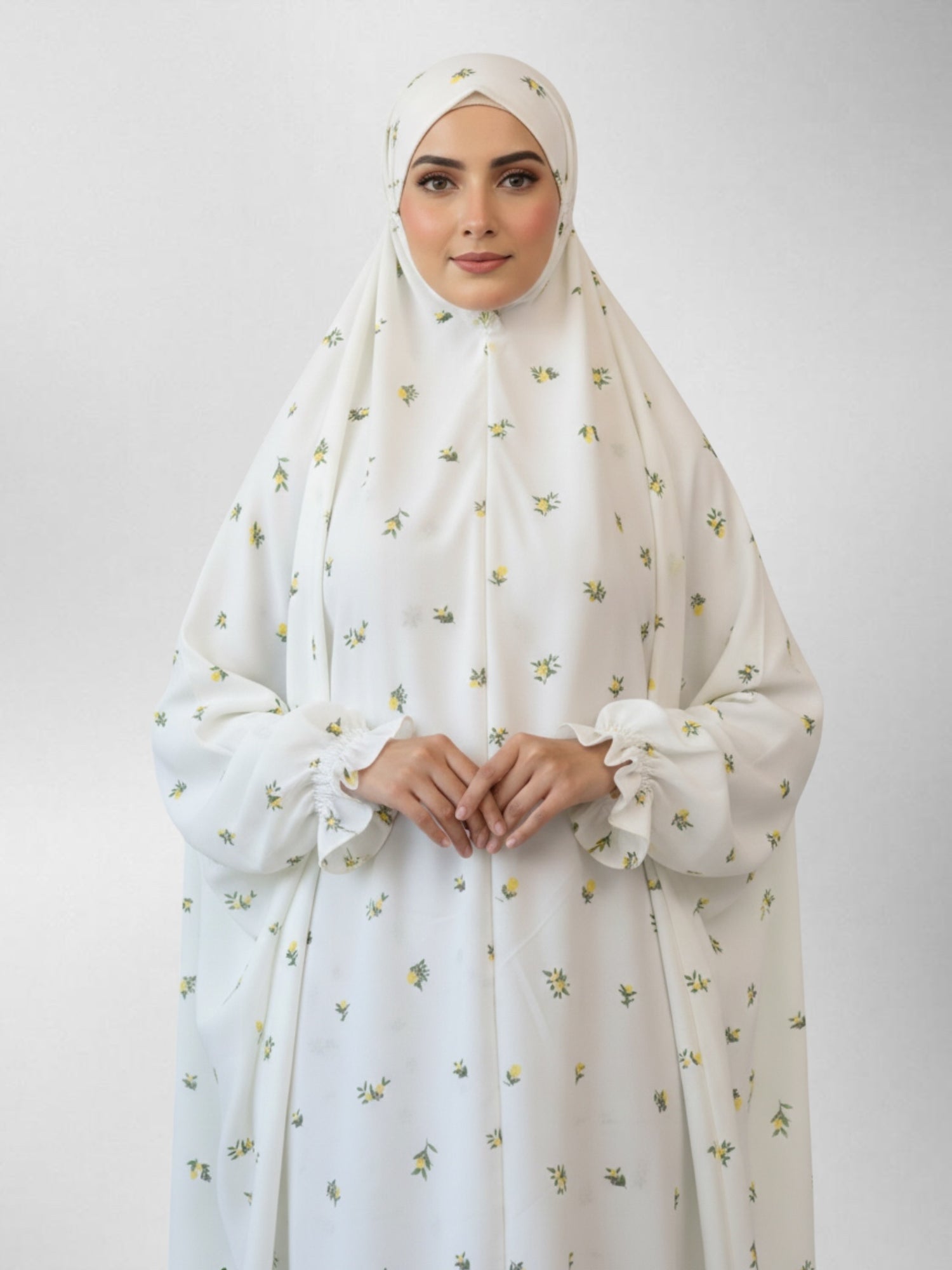 Premium Full Length Namaz Chadar With Sleeves (Imported Fabric)