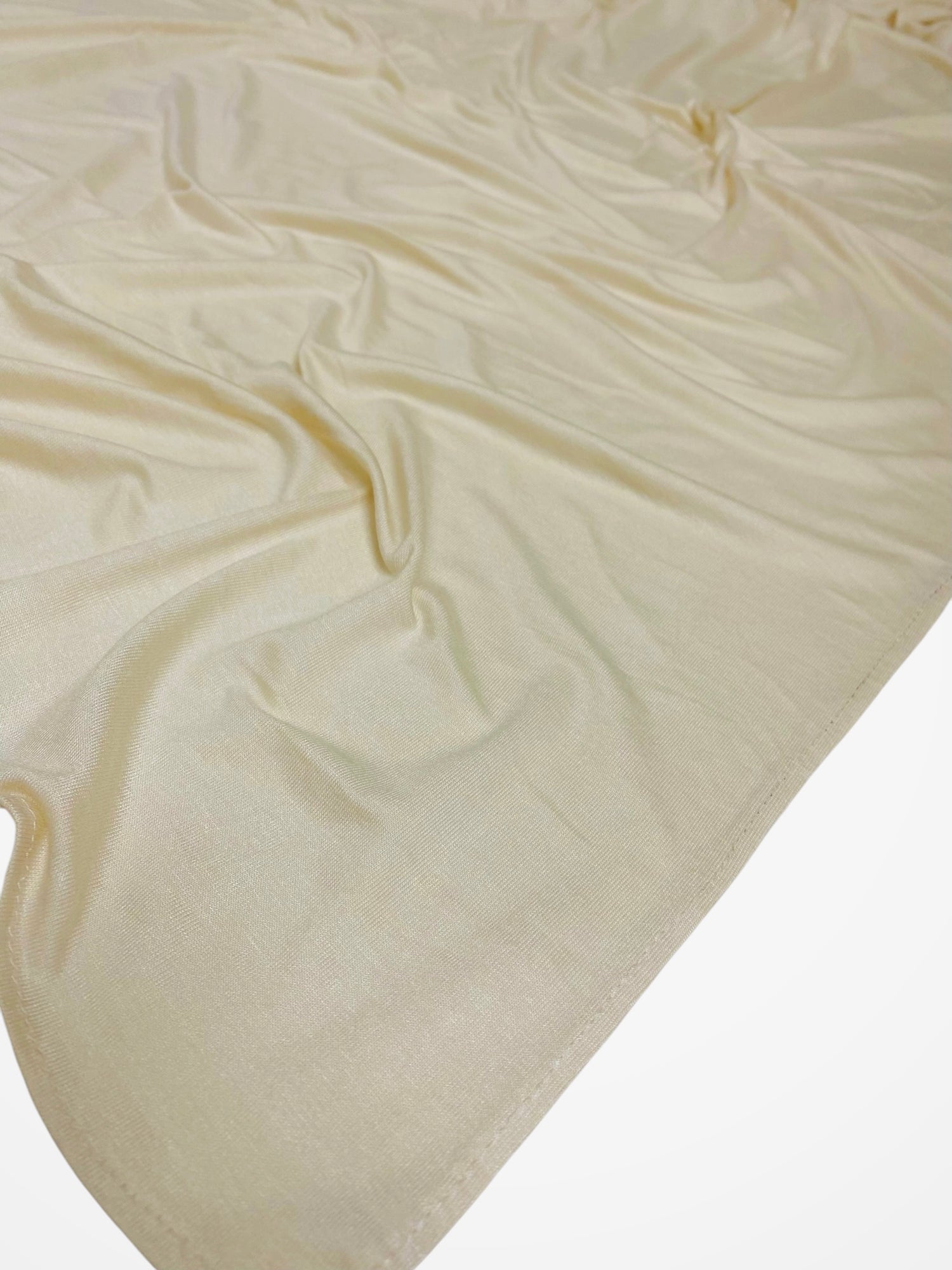 Premium Bamboo Jersey Hijab - Faded Cream