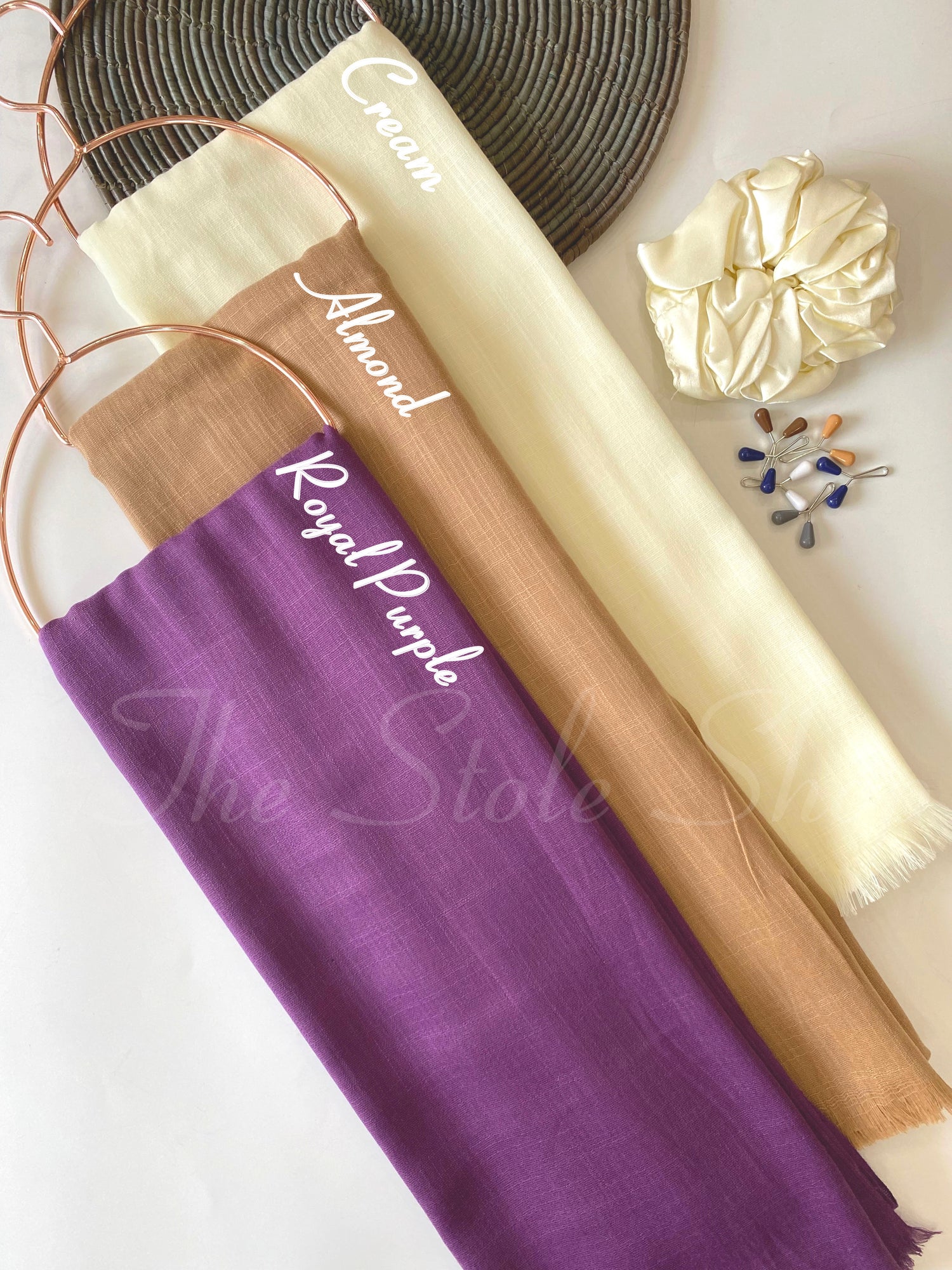 “Almora” Premium Turkish (Regular Width) Hijab Bundle of 3