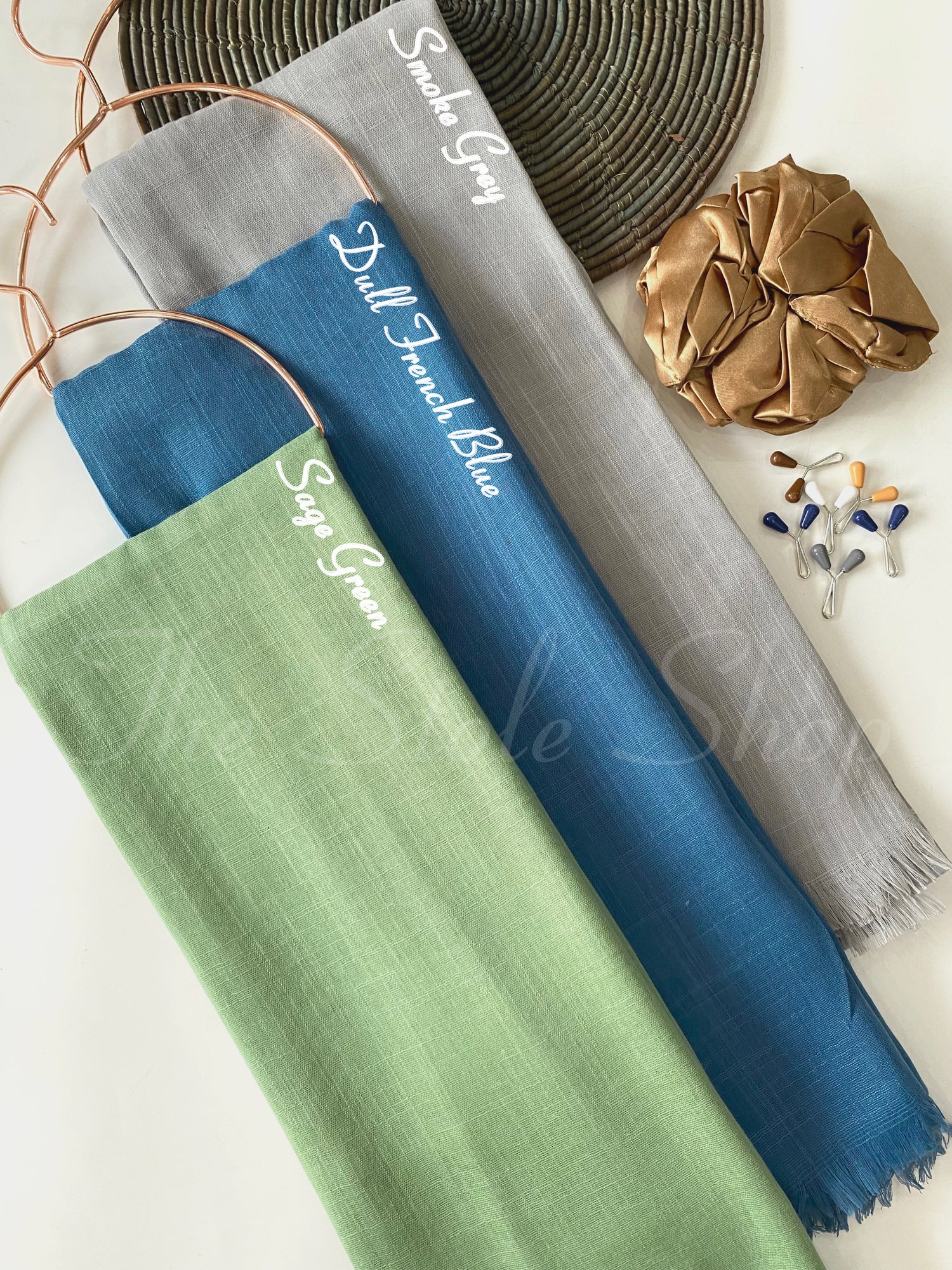 “Storme” Premium Turkish (Regular Width) Hijab Bundle of 3