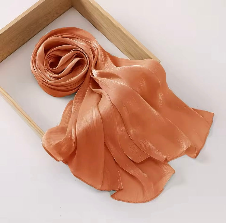 Starlit Organza Shimmer - Tangerine
