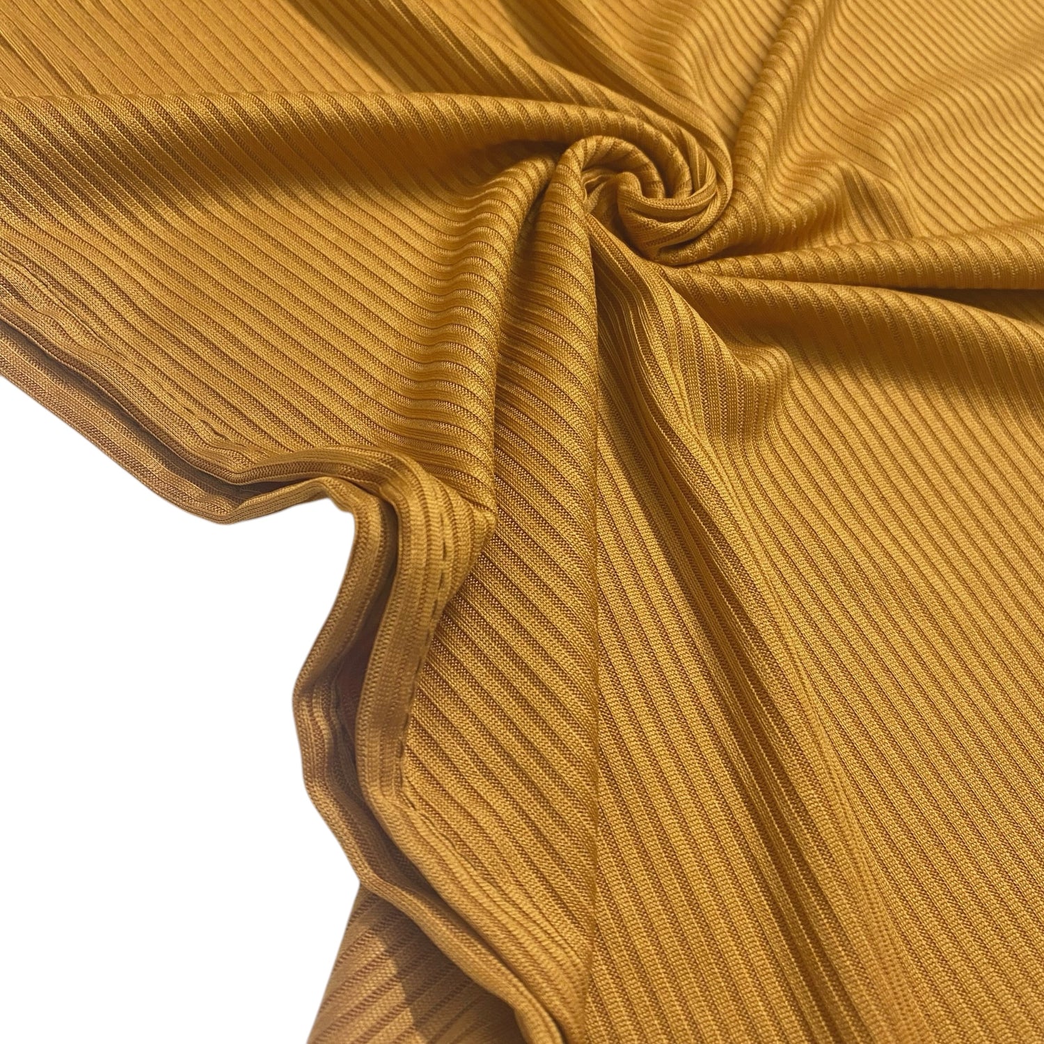 Clocque Striped Jersey Hijab - Mustard