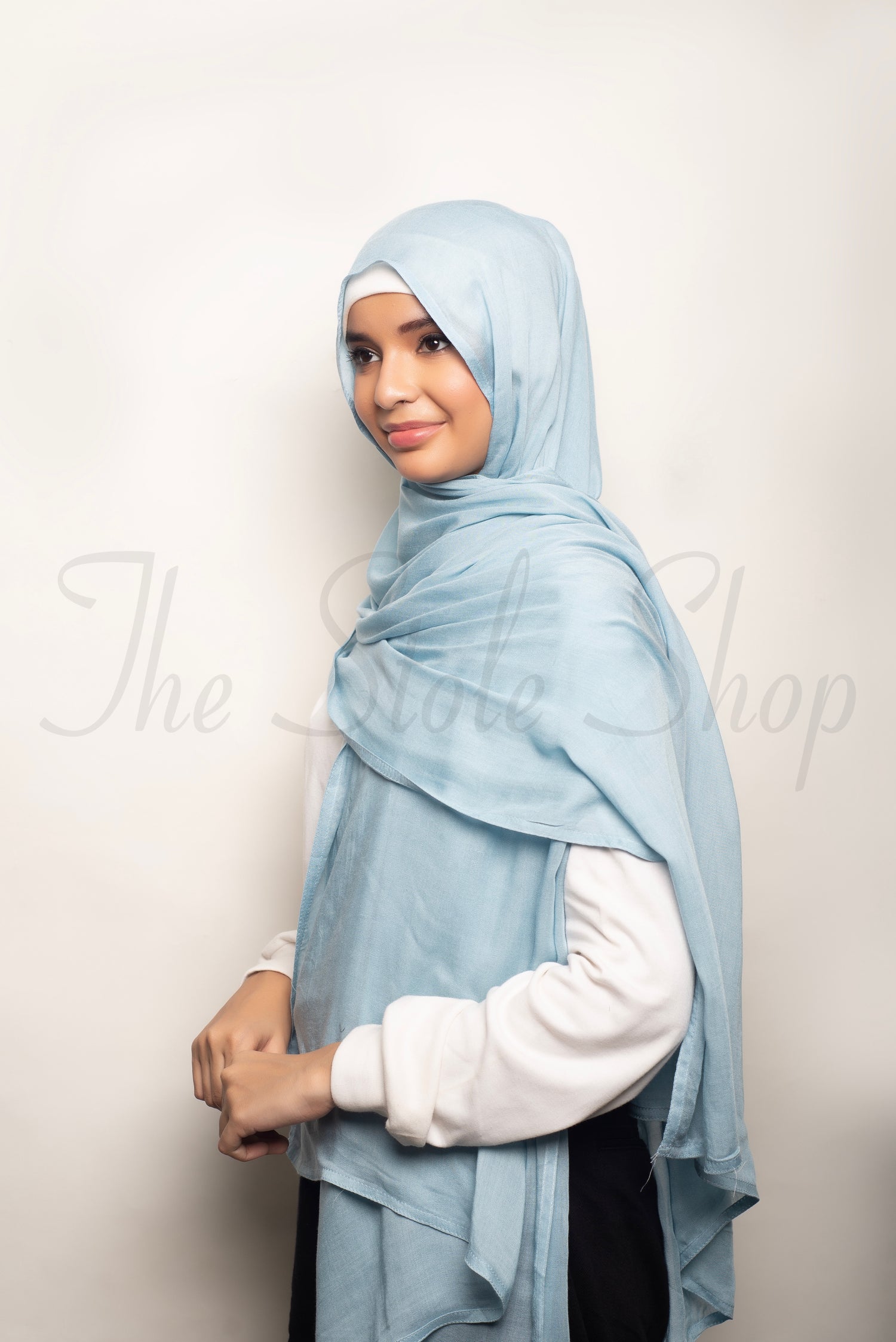 Modal Hijabs (LARGE SIZE) - Ice Blue