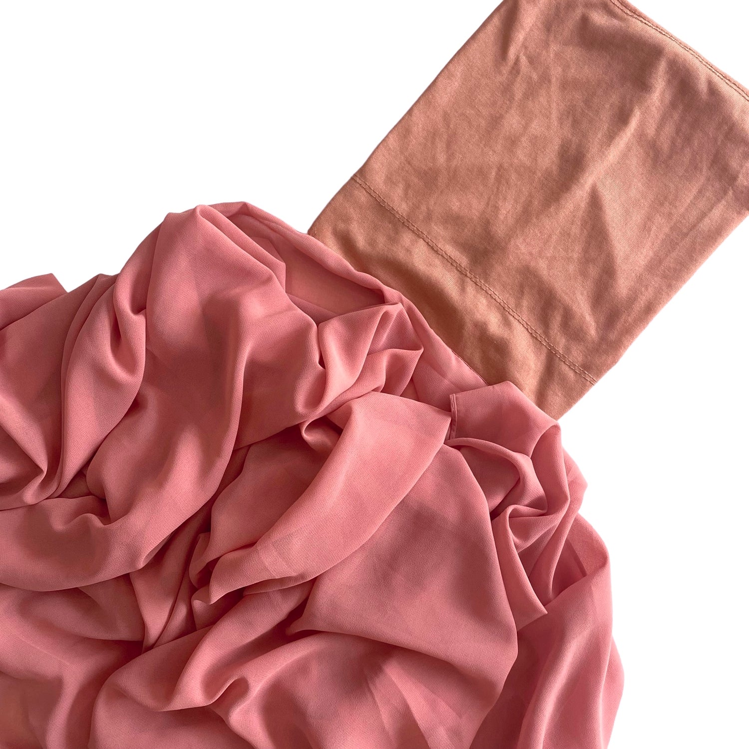 Georgette hijab with attach cap - Ballerina