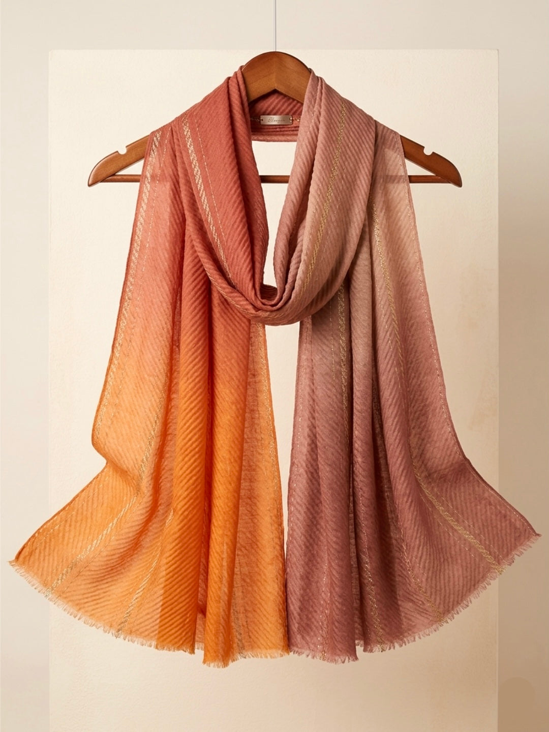 Zelme Pleated Ombre - Autumn Blend