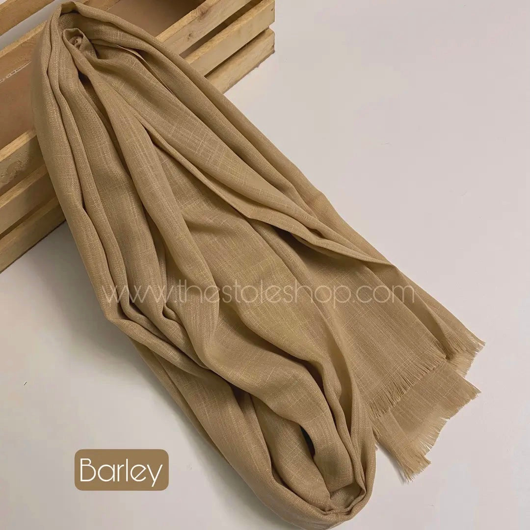 Premium Turkish – Slub Textured (Wider Width) – Barley