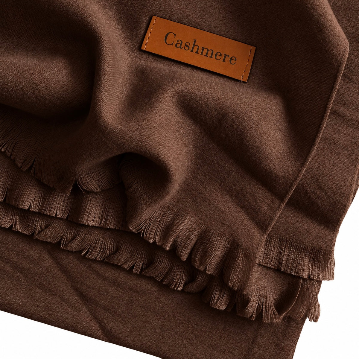 Plain Woolen Cashmere - Chocolate