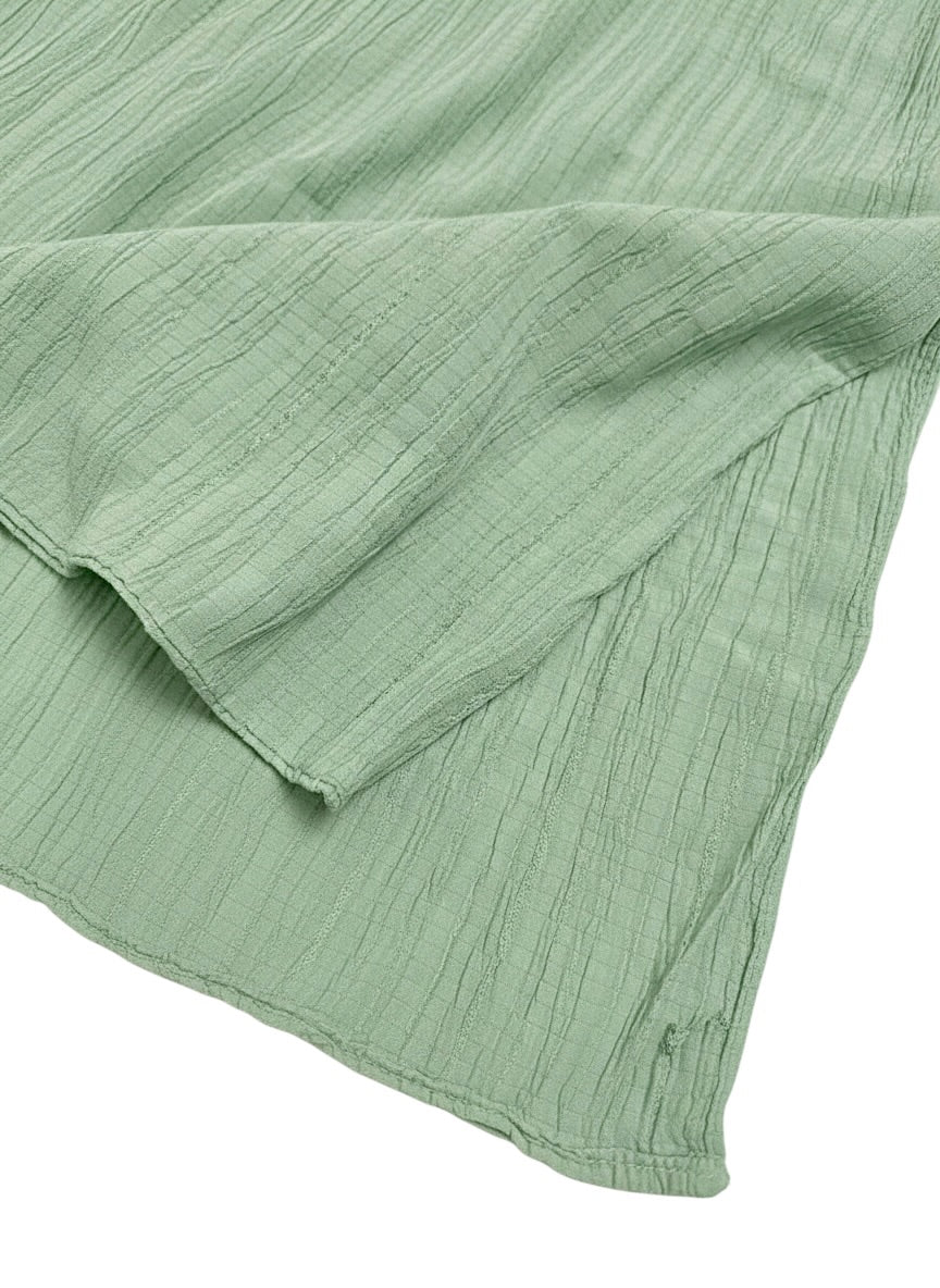 Georgette Crush Hijabs - Mint