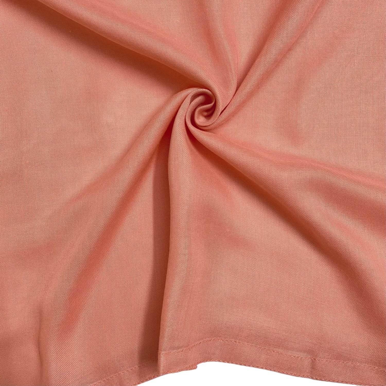 Double Stitched Border Hijab - Peachy Pink