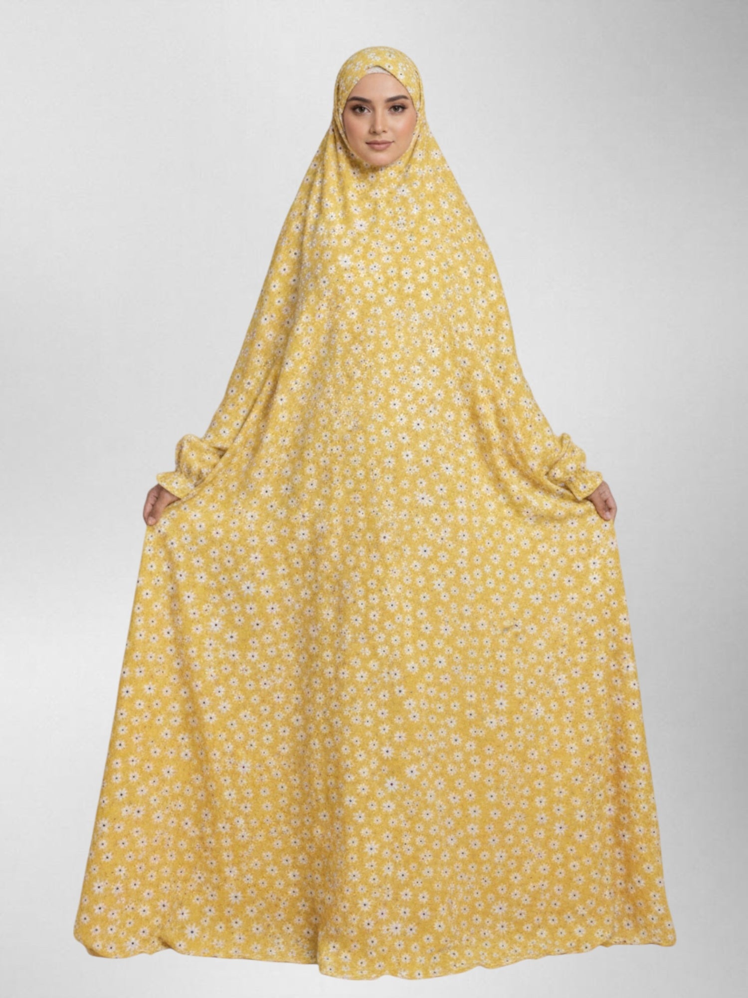 Premium Full Length Namaz Chadar With Sleeves (Imported Fabric)