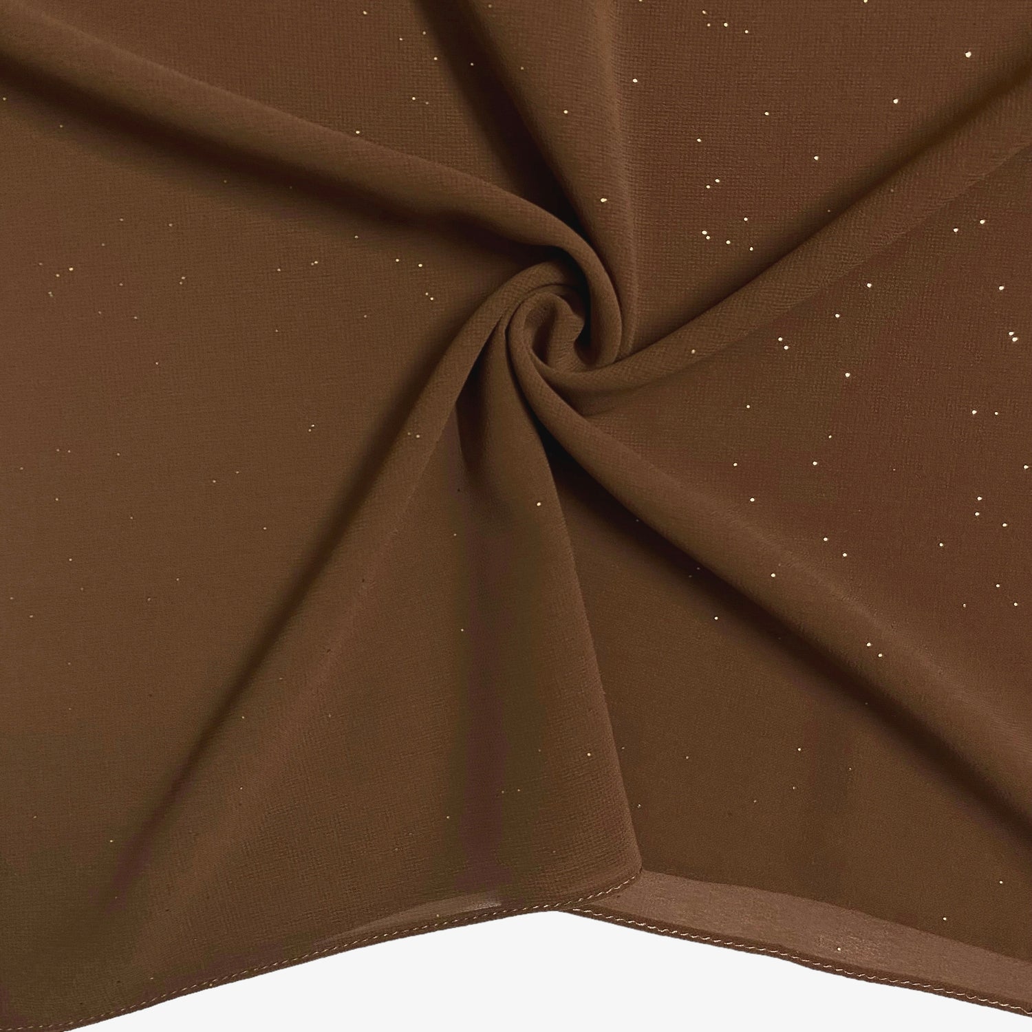 Glittered Georgette – Caramel