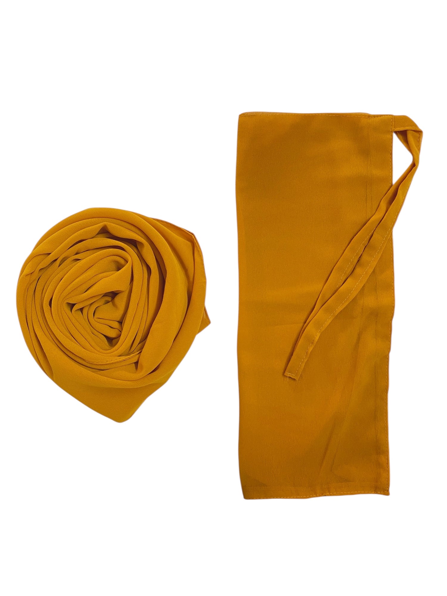 Matching Hijab & Niqab Sets - Mustard