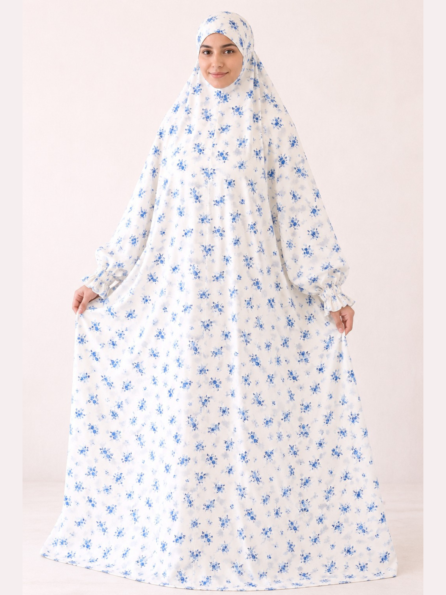 Premium Full Length Namaz Chadar With Sleeves (Imported Fabric)
