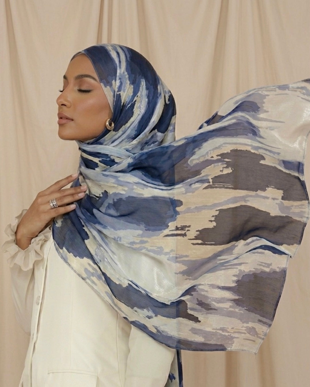 Maya - Organza Luxury (Navy Blue)