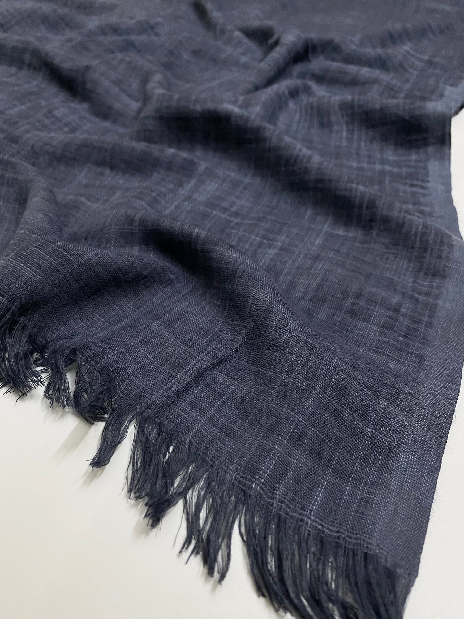 Premium Turkish Dupatta (Imported Fabric) - Navy Blue