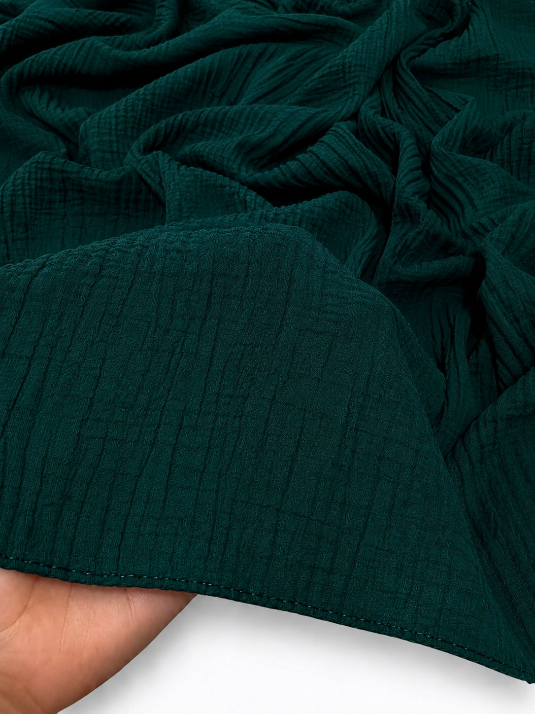 Ripple Pleated Hijab XL Size - Timber