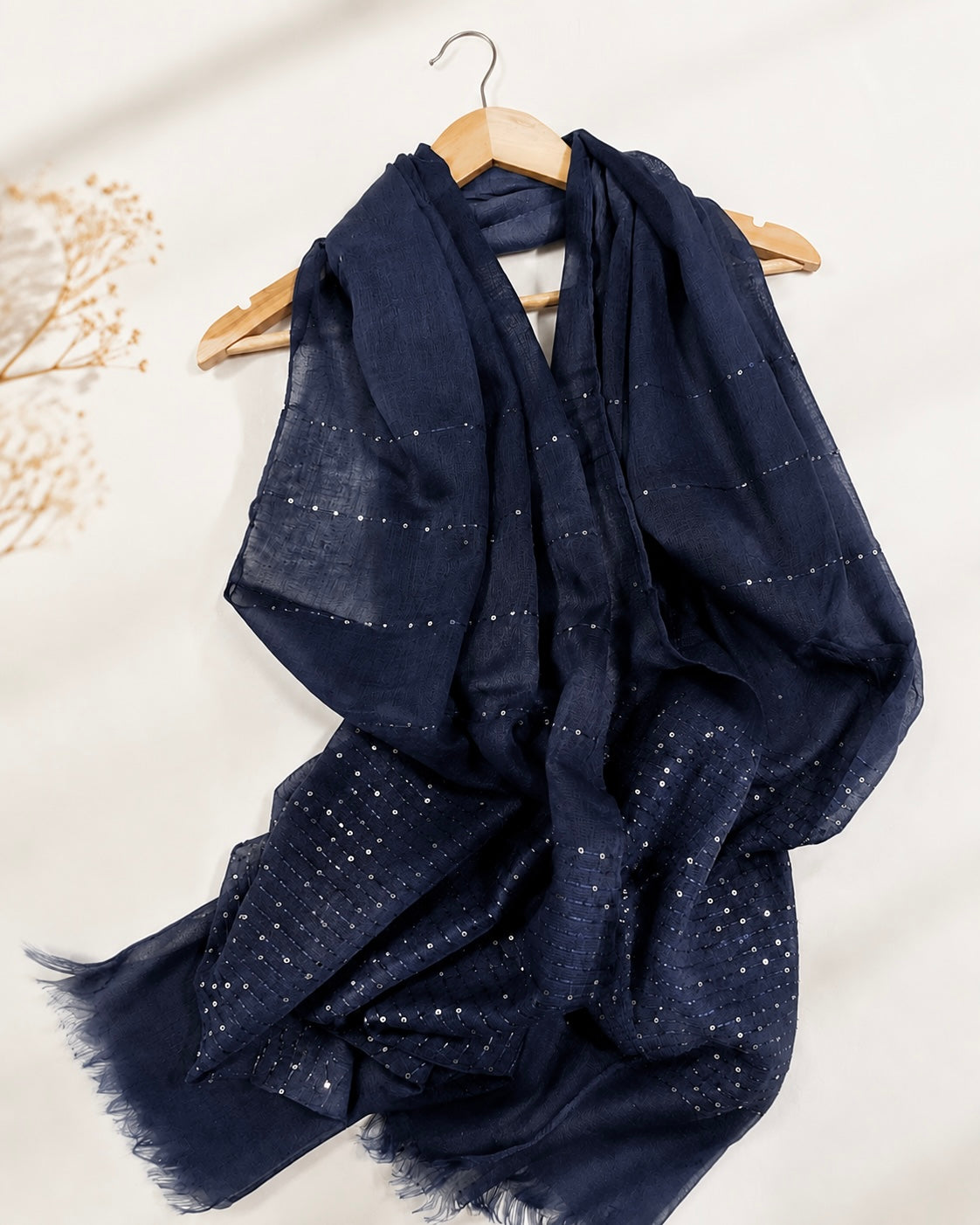 Sparkles Hijabs – Navy Blue