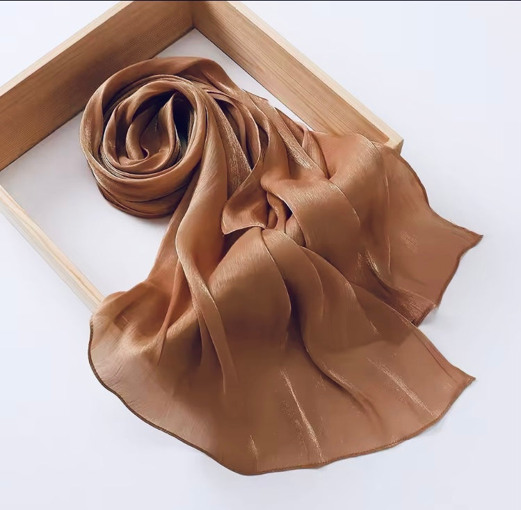 Starlit Organza Shimmer - Nutella