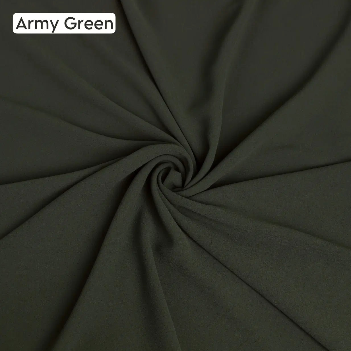 Georgette – Army Green
