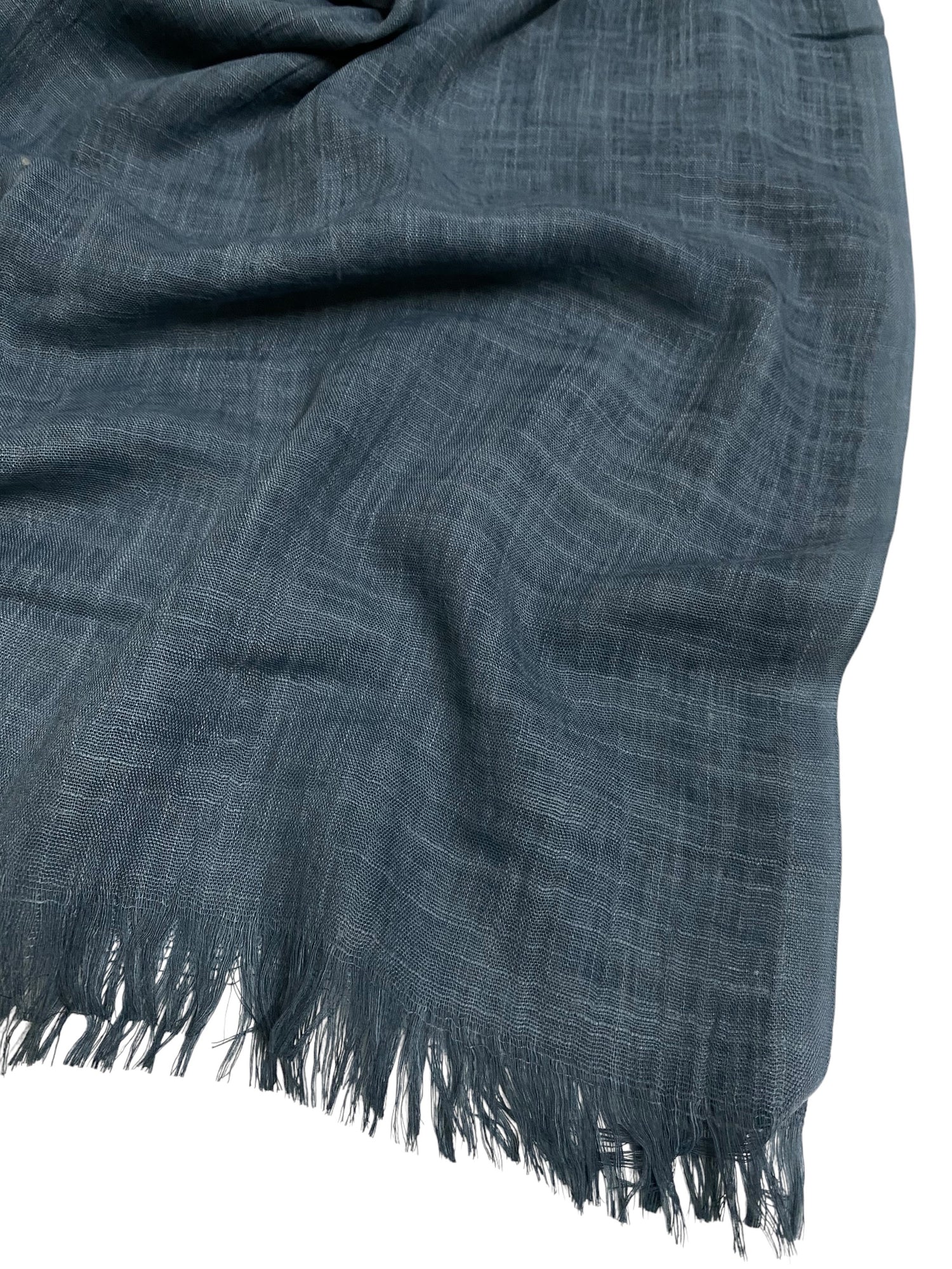 Premium Turkish Dupatta (Imported Fabric) - Denim Grey