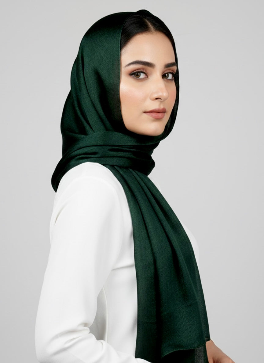Metallics Crinkle Silk Hijab – Sherwood