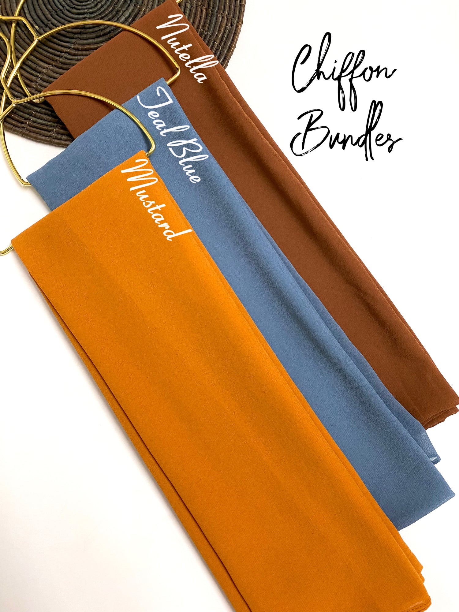 “Savoris” Georgette Chiffon Hijab Bundle