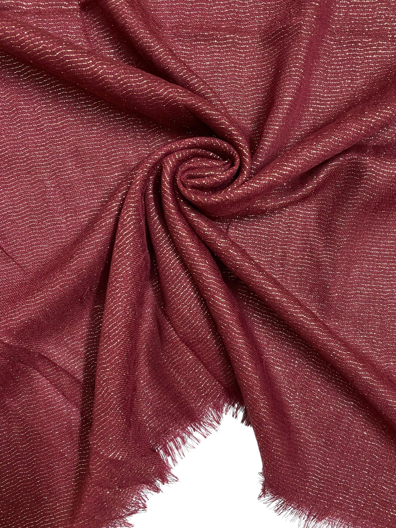 Lurex Hijab - Maroon