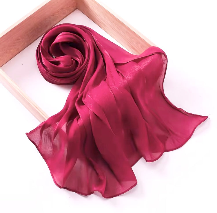 Starlit Organza Shimmer - Fuchsia