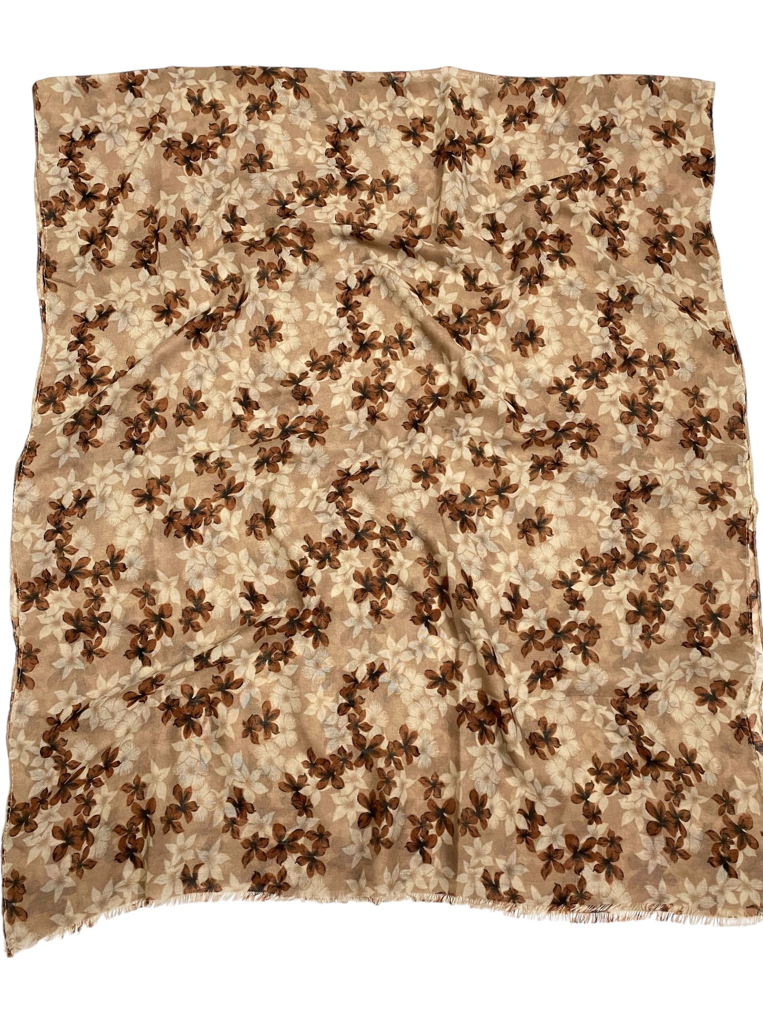 Elsa Printed Hijabs - Beige