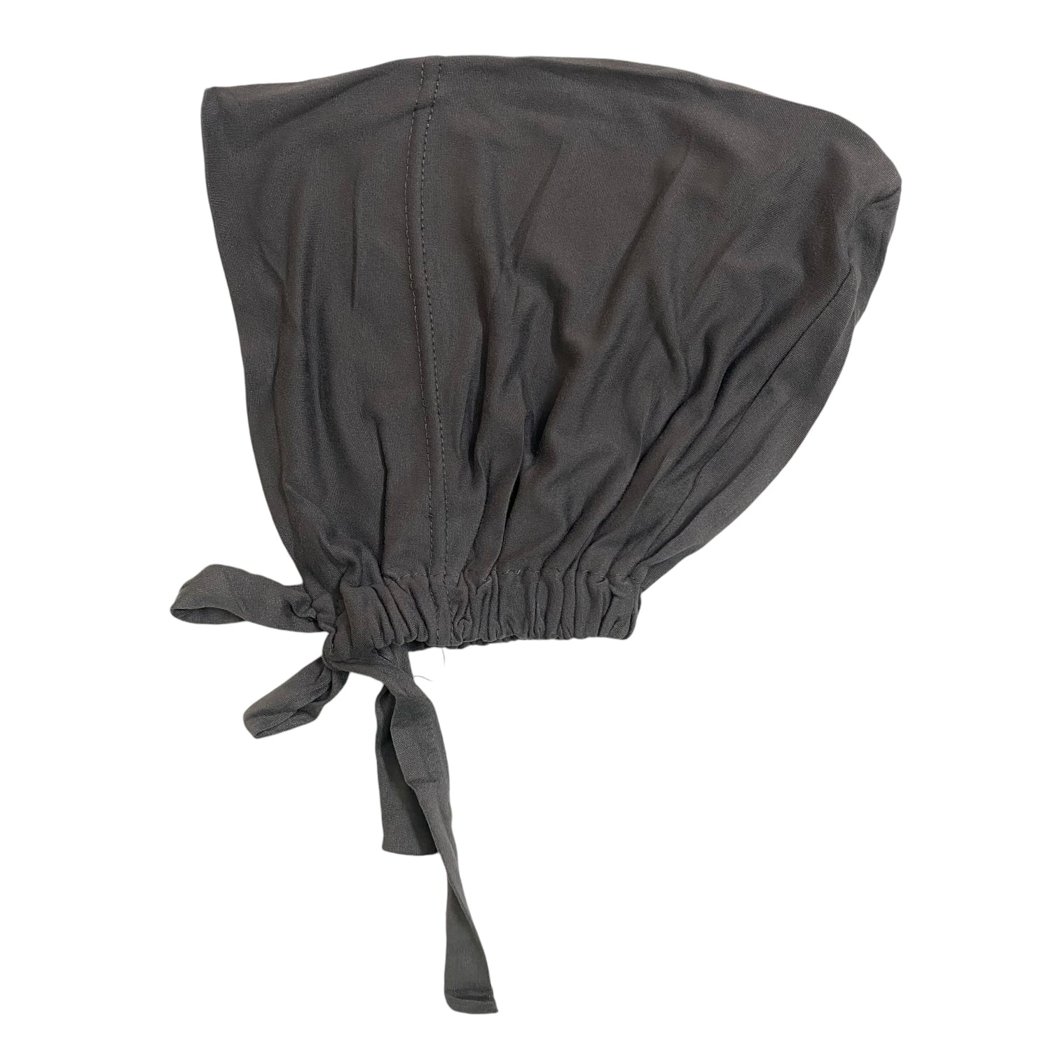 Imported Tie back Full Covered Hijab Cap – Charcoal
