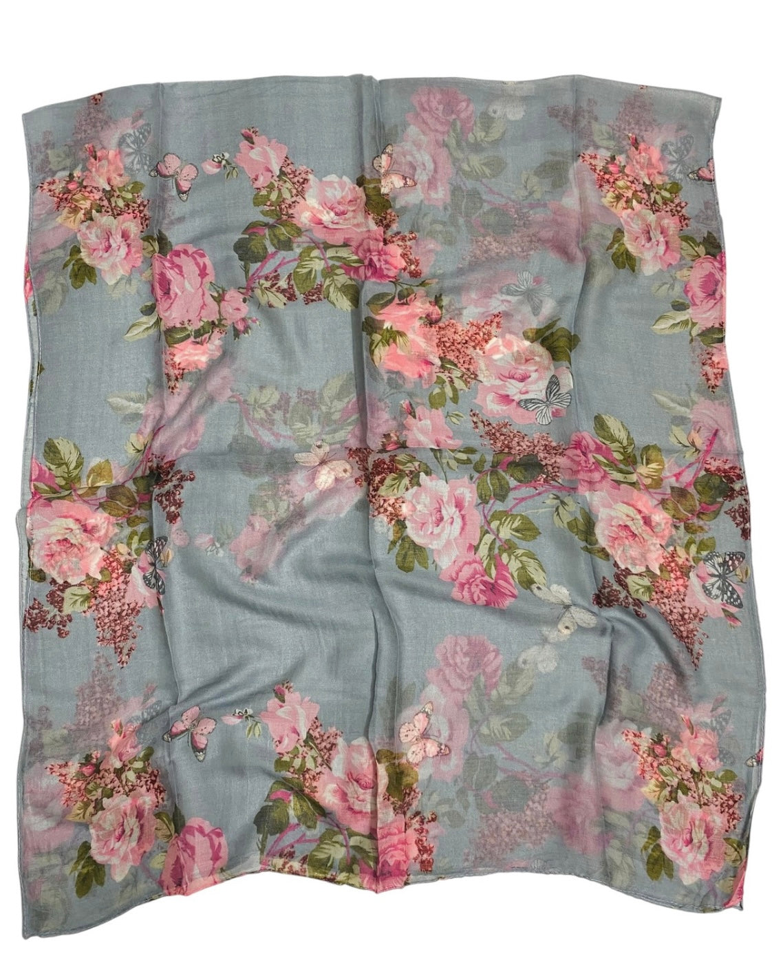 Aria Lawn Printed Hijabs - Grey