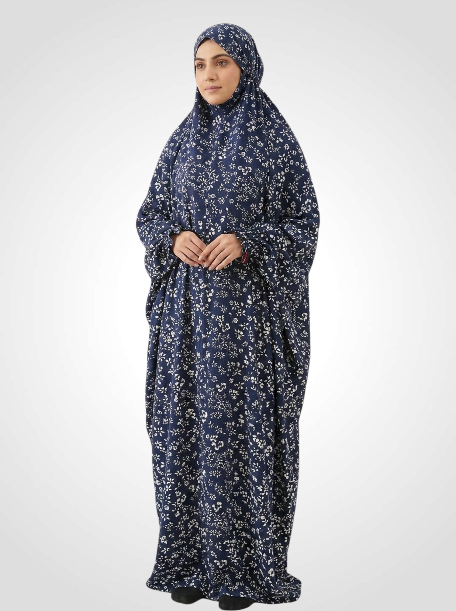 Premium Full Length Namaz Chadar With Sleeves (Imported Fabric)