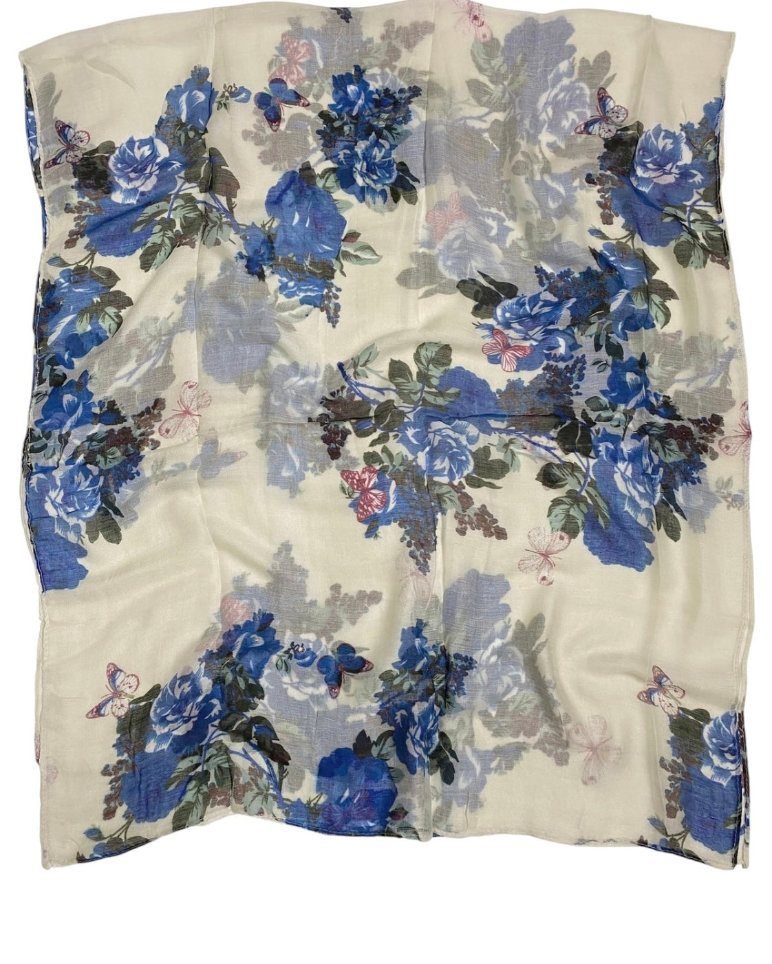 Aria Lawn Printed Hijabs - Pearl White