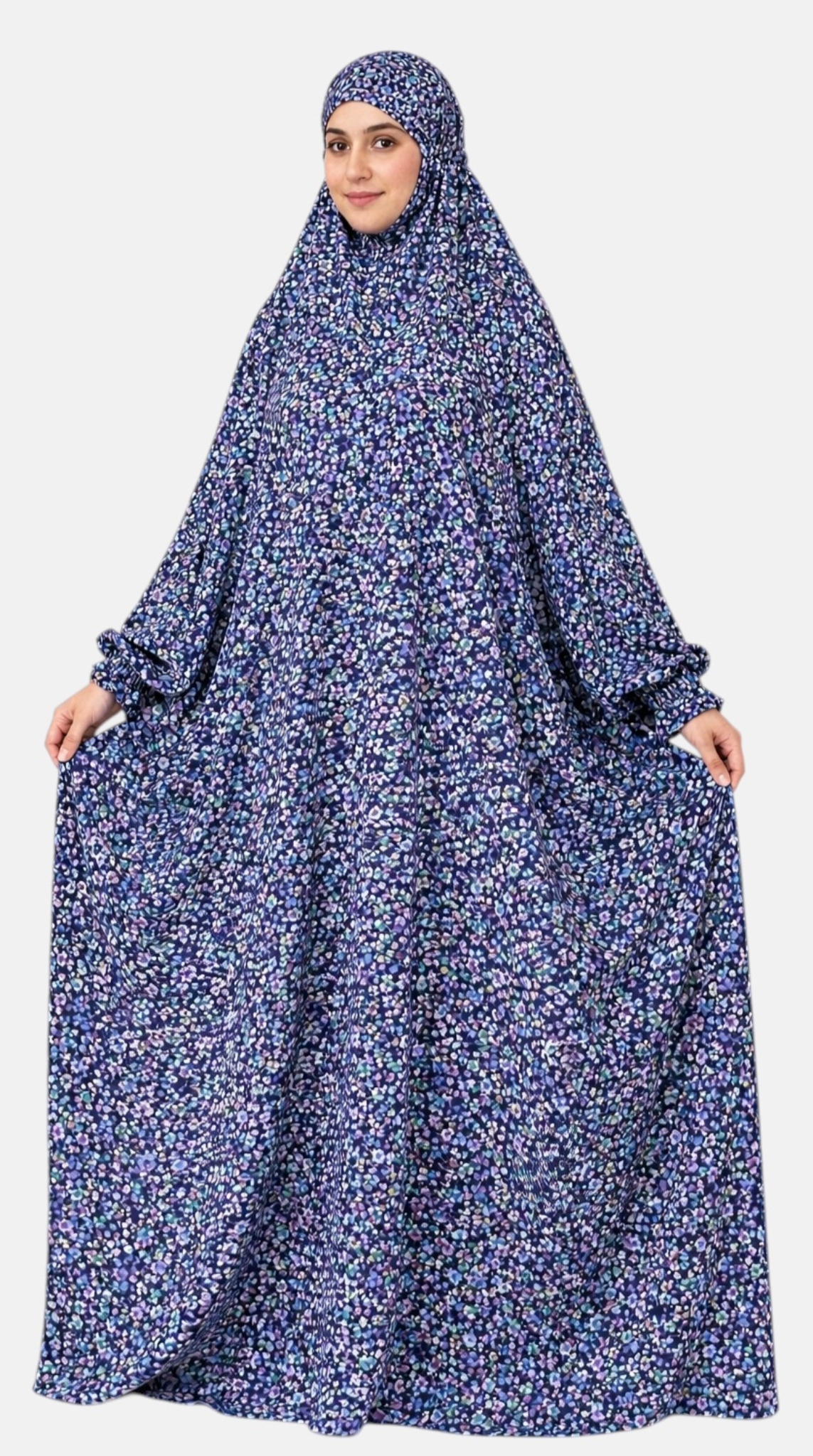 Premium Full Length Namaz Chadar With Sleeves (Imported Fabric)