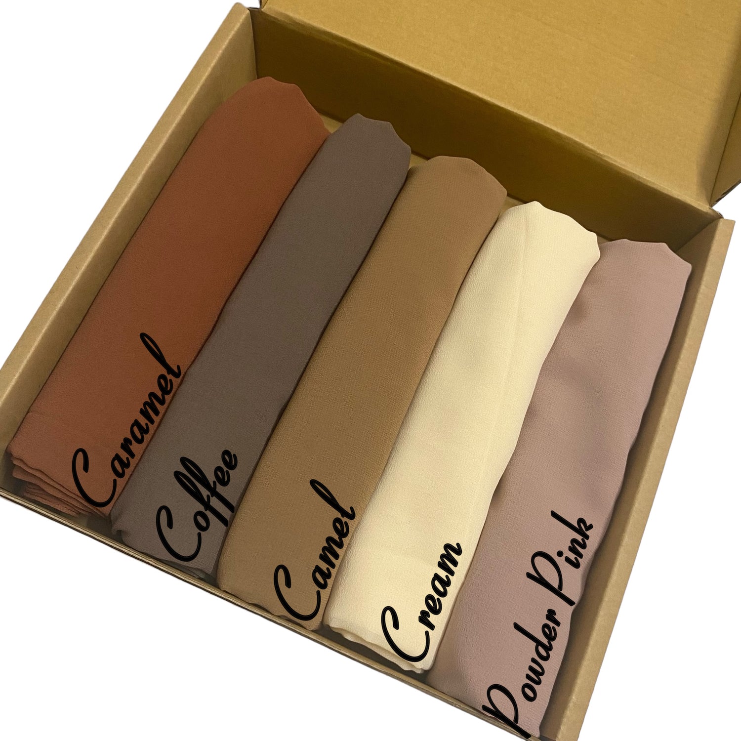 “Taupe Tint” - Georgette Chiffon Hijab Bundle