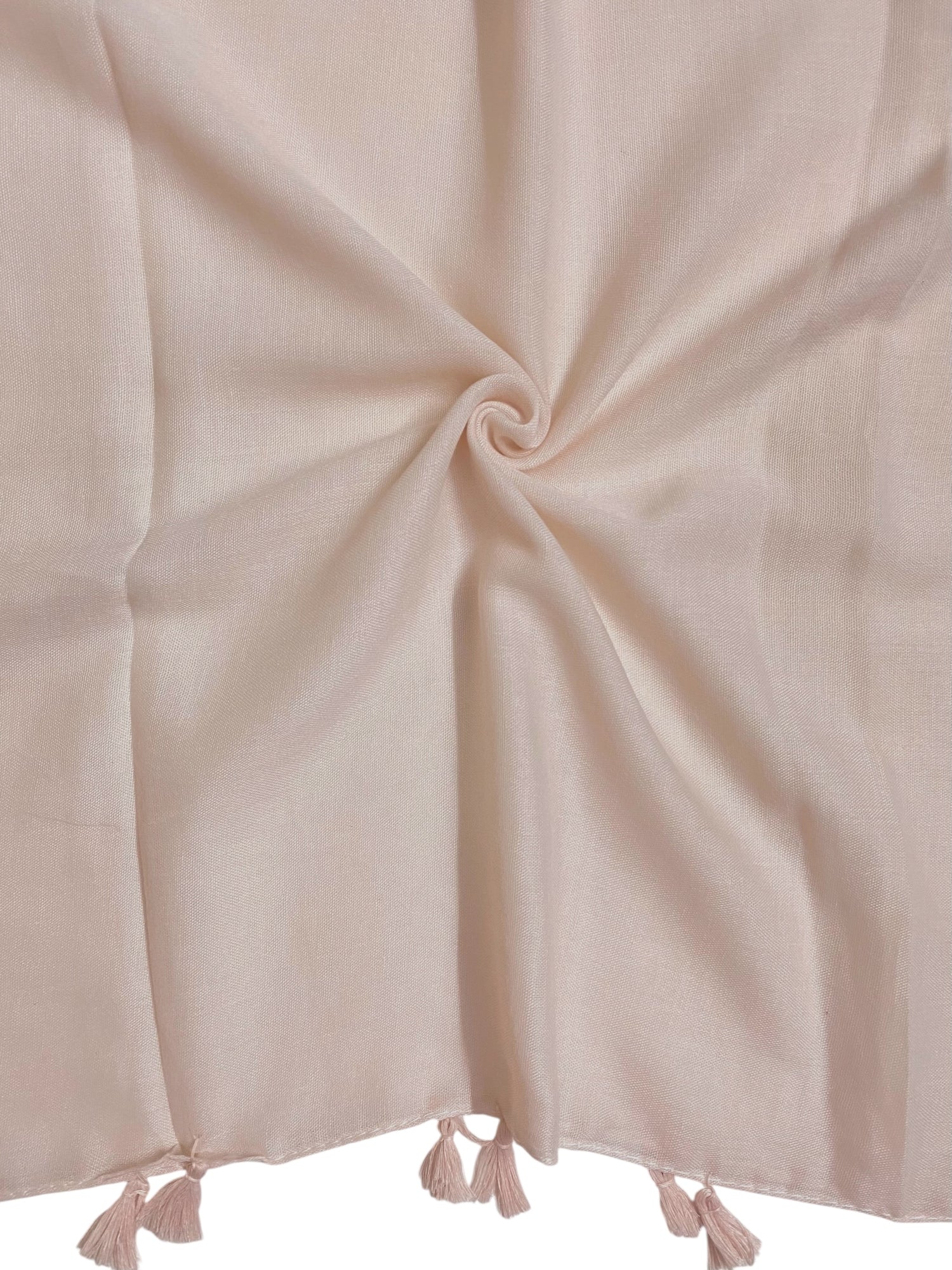Plain With Tassels - Nude Pink