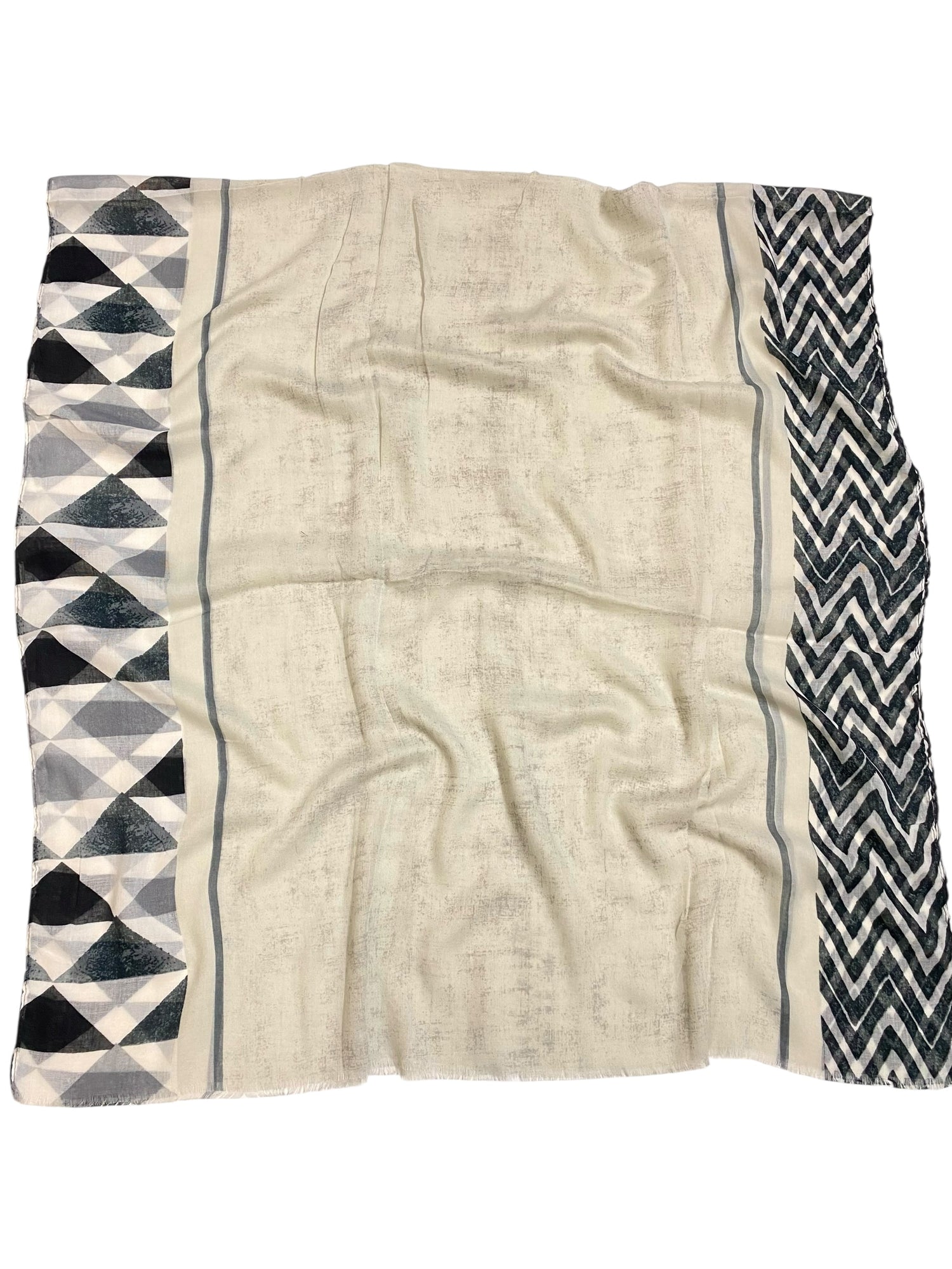 Nyra Printed Hijabs - Grey
