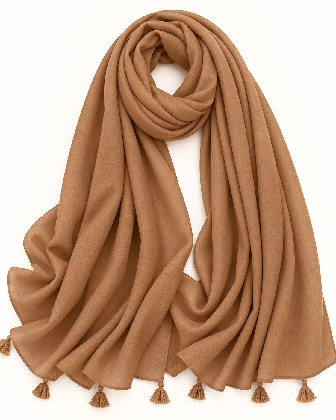 Plain With Tassels - Limestone