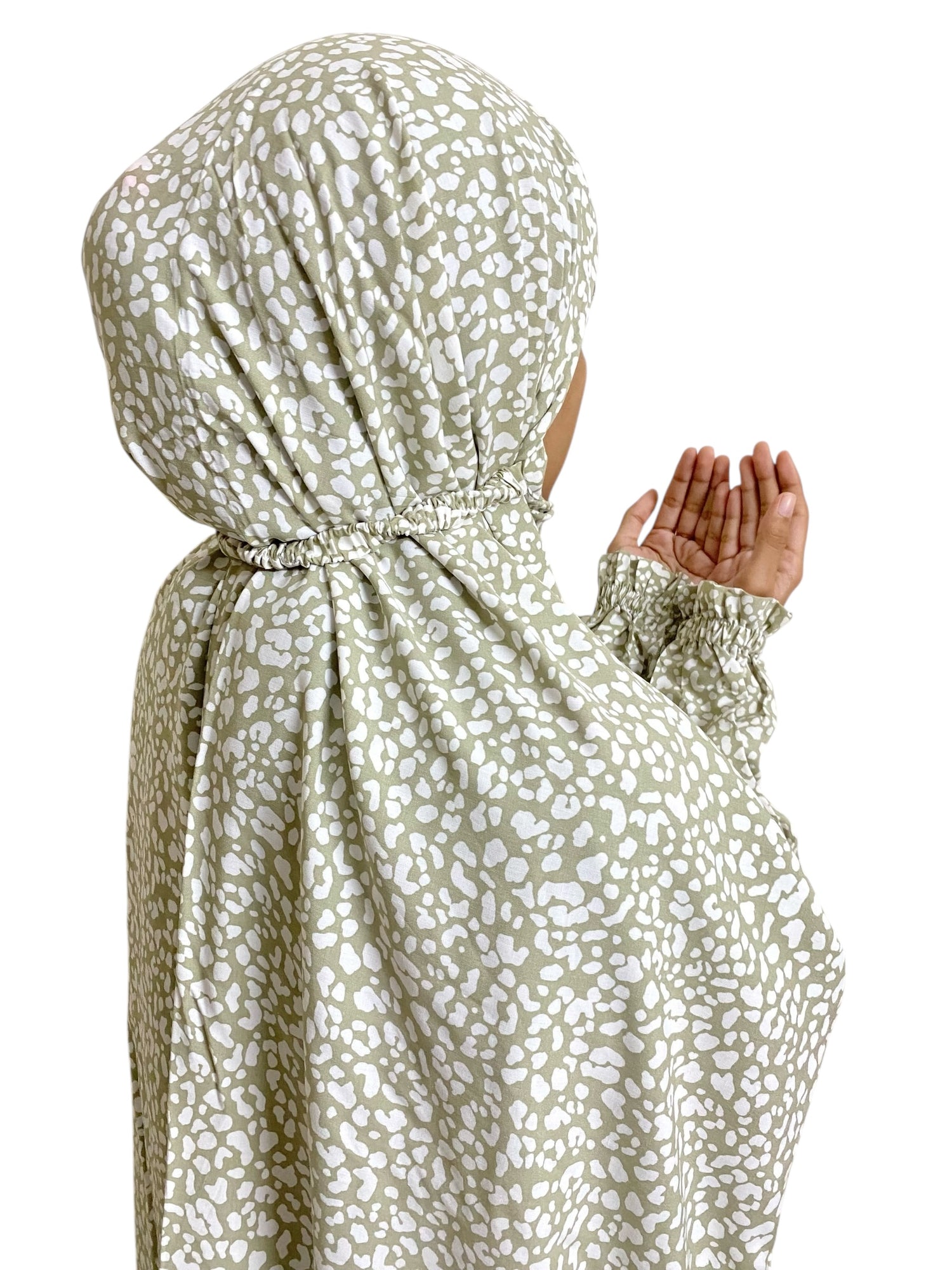 Premium Full Length Namaz Chadar With Sleeves (Imported Fabric)