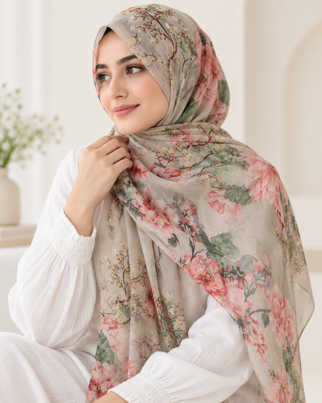 Maple Lawn Printed Hijabs - Ashrose
