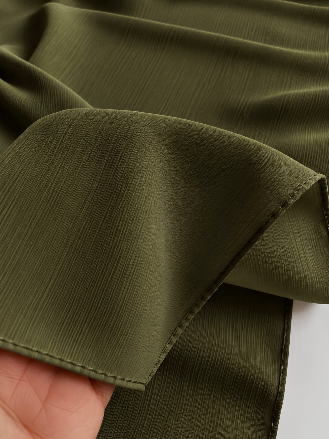 Wisp Crinkle Chiffon Hijabs – Olive