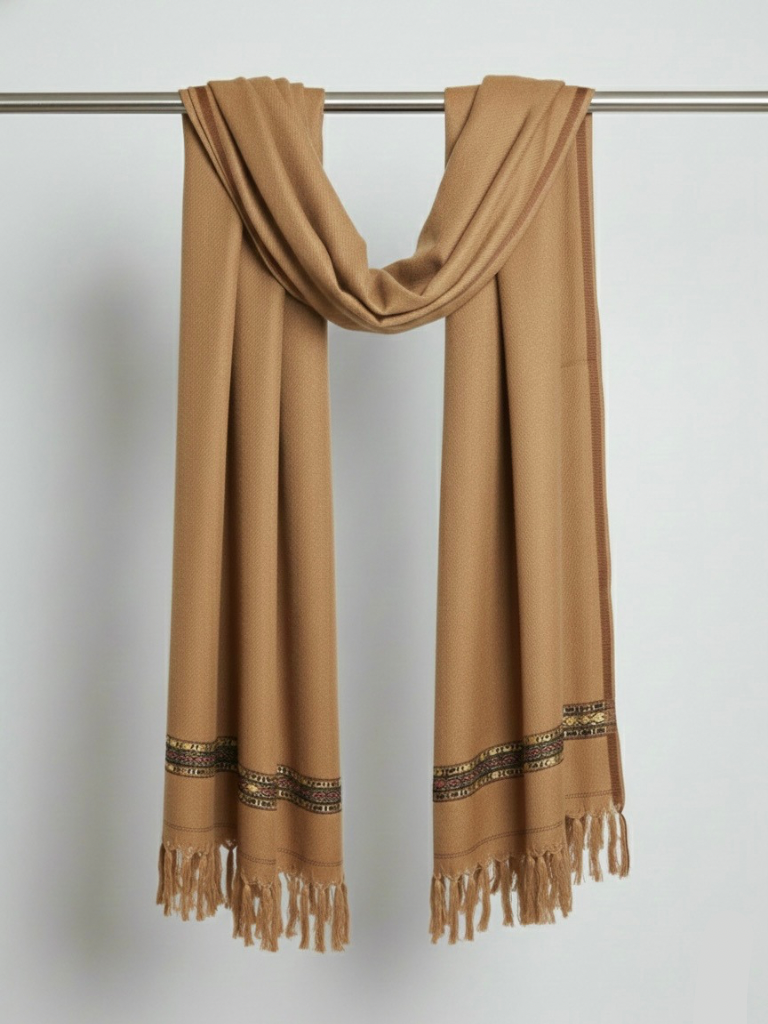Plain Winter Shawls - Sand (Unisex)