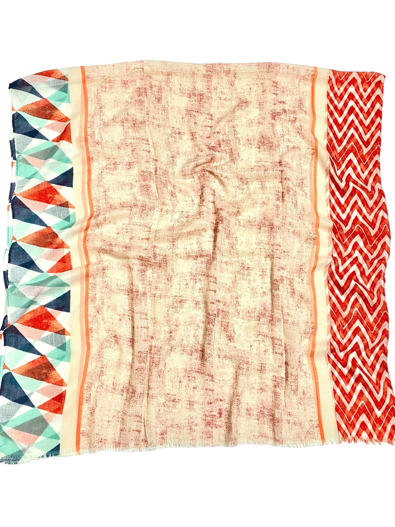 Nyra Printed Hijabs - Red