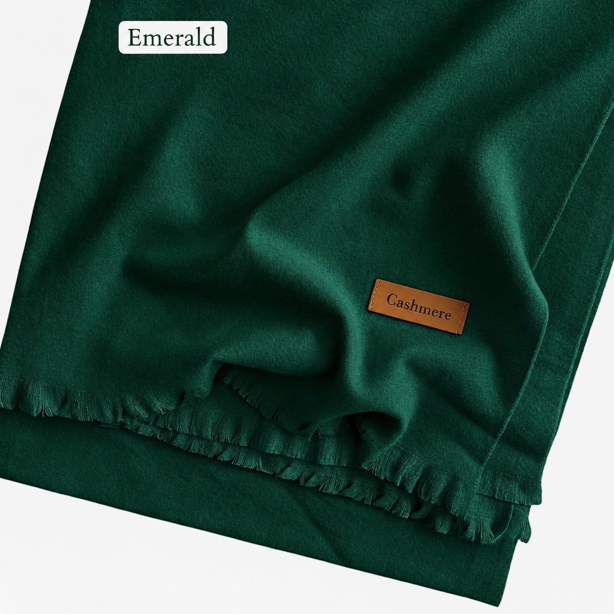 Plain Woolen Cashmere - Emerald